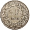 2 Francs Suisse Argent - Confederation