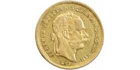 Avers : tête laurée de François Joseph à droite