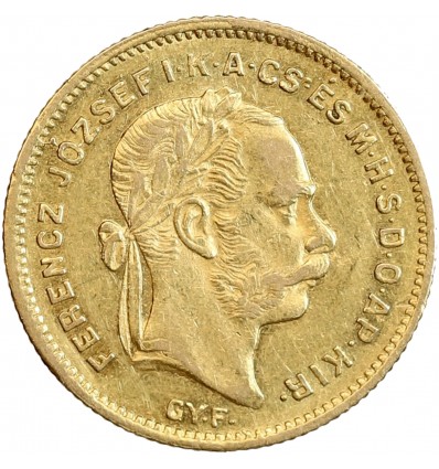 Avers : tête laurée de François Joseph à droite