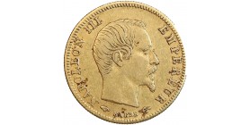 Avers : tête nue de Napoléon III à droite