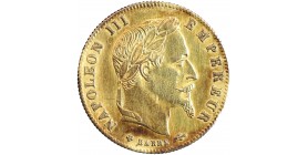 Avers : tête laurée de Napoléon III à droite