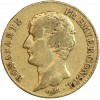 Avers : tête nue de Bonaparte à gauche