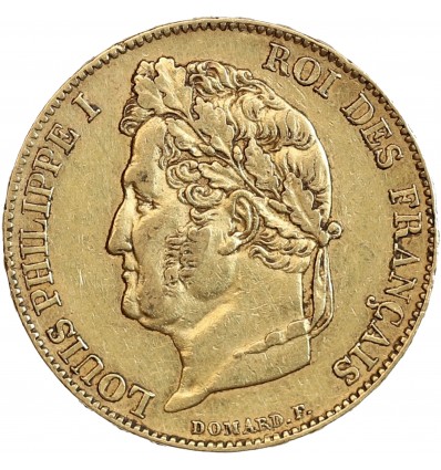 Avers : tête à gauche de Louis-Philippe Ier, coiffée d'une couronne de chêne