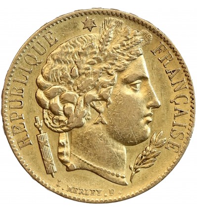 Avers : tête de Cérès à droite entourée d'une couronne faite d'épis de blé