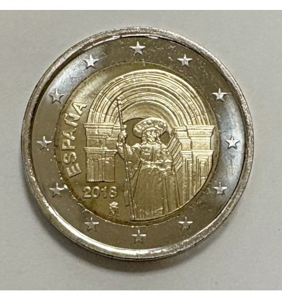 2 Euros Commemoratives Espagne 2018 - St Jacques de Compostelle