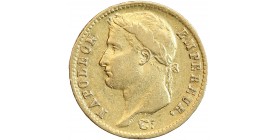 20 Francs Napoléon Ier Tête Laurée Revers Empire