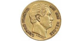 Avers : tête nue de Leopold Ier à droite