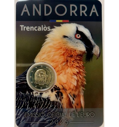 2 Euros Andorre 2025 B.U. - Le Gypaète Barbu