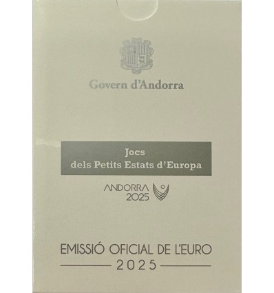 2 Euros Andorre 2025 B.E. - Jeux des Petits Etats d'Europe