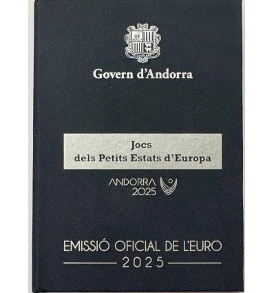 2 Euros Andorre 2025 B.E. - Jeux des Petits Etats d'Europe