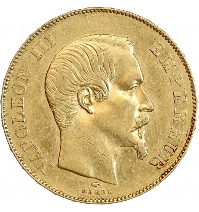 50 Francs Napoléon III - Tête Nue