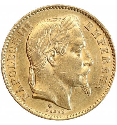 20 Francs Napoléon III Tête Laurée