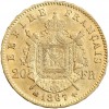 20 Francs Napoléon III Tête Laurée
