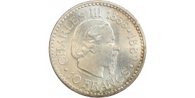 Avers : portrait à droite du prince Charles III