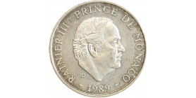 100 Francs Rainier III 40ème Anniversaire de Règne - Monaco Argent