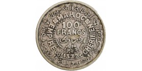 100 Francs Mohammed V - Maroc Argent