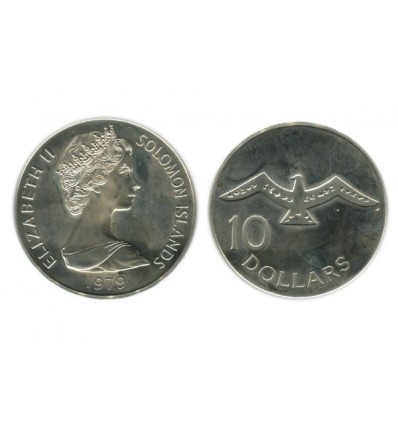10 Dollars Iles Salomon Argent