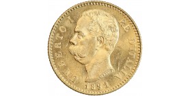 20 Lires Umberto Ier - Italie Réunifiée