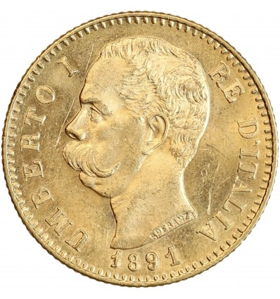 20 Lires Umberto Ier - Italie Réunifiée