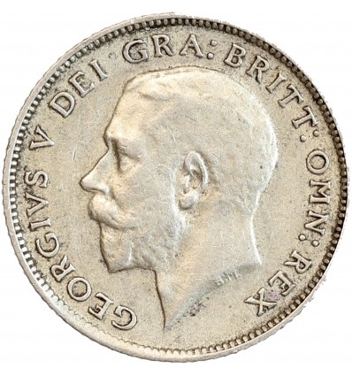 6 Pence Georges V - Grande Bretagne Argent