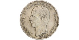 Avers : tête nue de Georges Ier à gauche