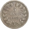 5 Francs Louis-Philippe Ier Tête Laurée Tranche En Relief