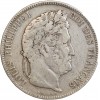 5 Francs Louis-Philippe Ier Tête Laurée Tranche en Relief