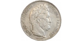 5 Francs Louis-Philippe Ier Tête Laurée Tranche en Relief