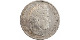 5 Francs Louis-Philippe Ier Tête Laurée Tranche En Relief