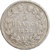 5 Francs Louis-Philippe Ier Tête Laurée Tranche En Relief