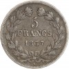 5 Francs Louis-Philippe Ier Tête Laurée Tranche En Relief