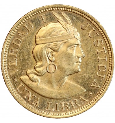 Avers : tête d'indien à droite