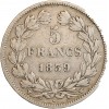 5 Francs Louis-Philippe Ier Tête Laurée Tranche En Relief