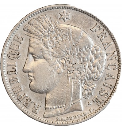 5 Francs Cérès Deuxième République