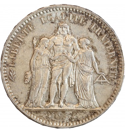 5 Francs Hercule Troisième République
