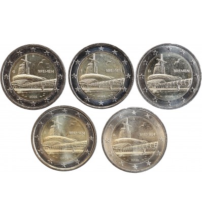 2 Euros Allemagne 2026 - 5 Ateliers - Brême