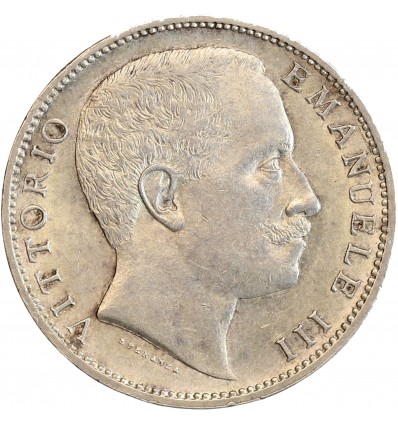 2 Lires Victor Emmanuel III Italie Argent - Italie Reunifiee