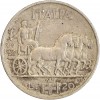 20 Lires Victor Emmanuel III Italie Argent - Italie Réunifiée