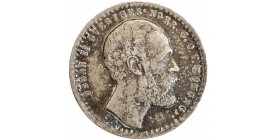 10 Ore Oscar II - Variété A à l'envers au lieu de V dans SVERIGES - Suède Argent