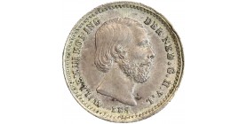 Avers : tête nue de Guillaume III à droite