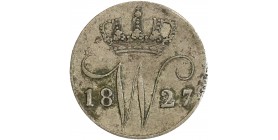 Avers : monogramme de Guillaume Ier surmonté d'une couronne