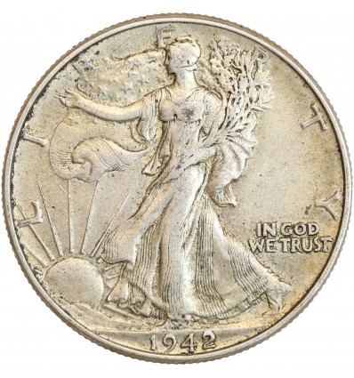 1/2 Dollar Liberte Etats - Unis Argent