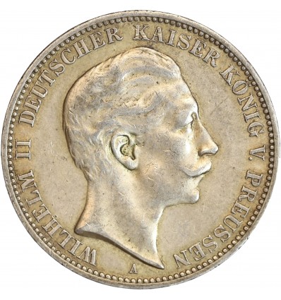 3 Marks Guillaume II - Allemagne Prusse Argent