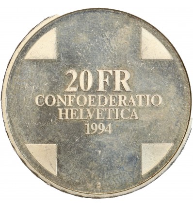 20 Francs le Pont du Diable, conte populaire suisse - Suisse Argent - Confederation
