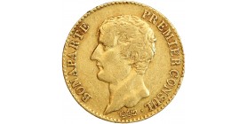 20 Francs Bonaparte 1er Consul