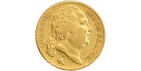 20 Francs Louis XVIII Buste Nu