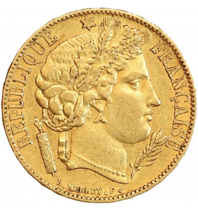 20 Francs Cérès Seconde République
