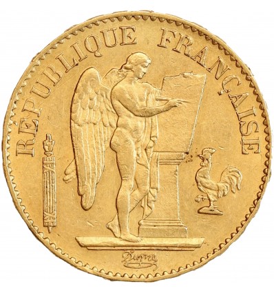 20 Francs Génie Troisième République