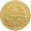 20 Francs Bonaparte 1er Consul