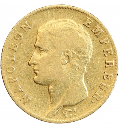 20 Francs Napoléon Ier Tête Nue Revers République